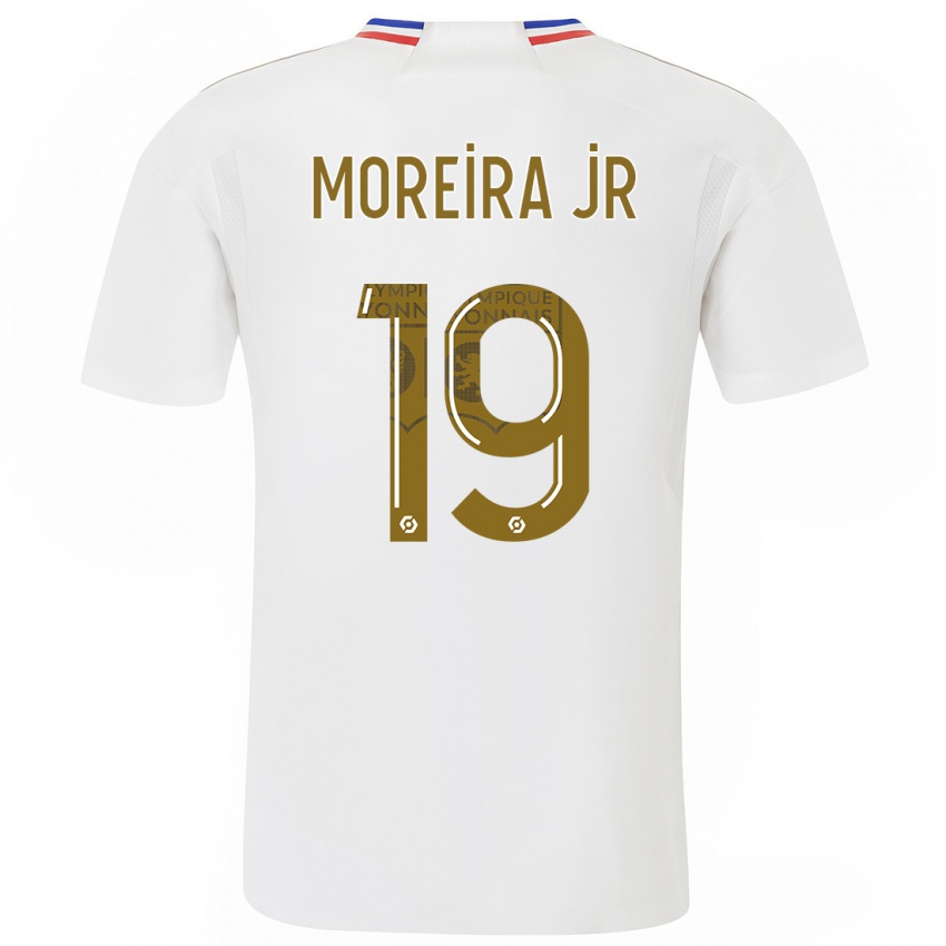 Kinder Diego Moreira #0 Weiß Heimtrikot Trikot 2023/24 T-Shirt