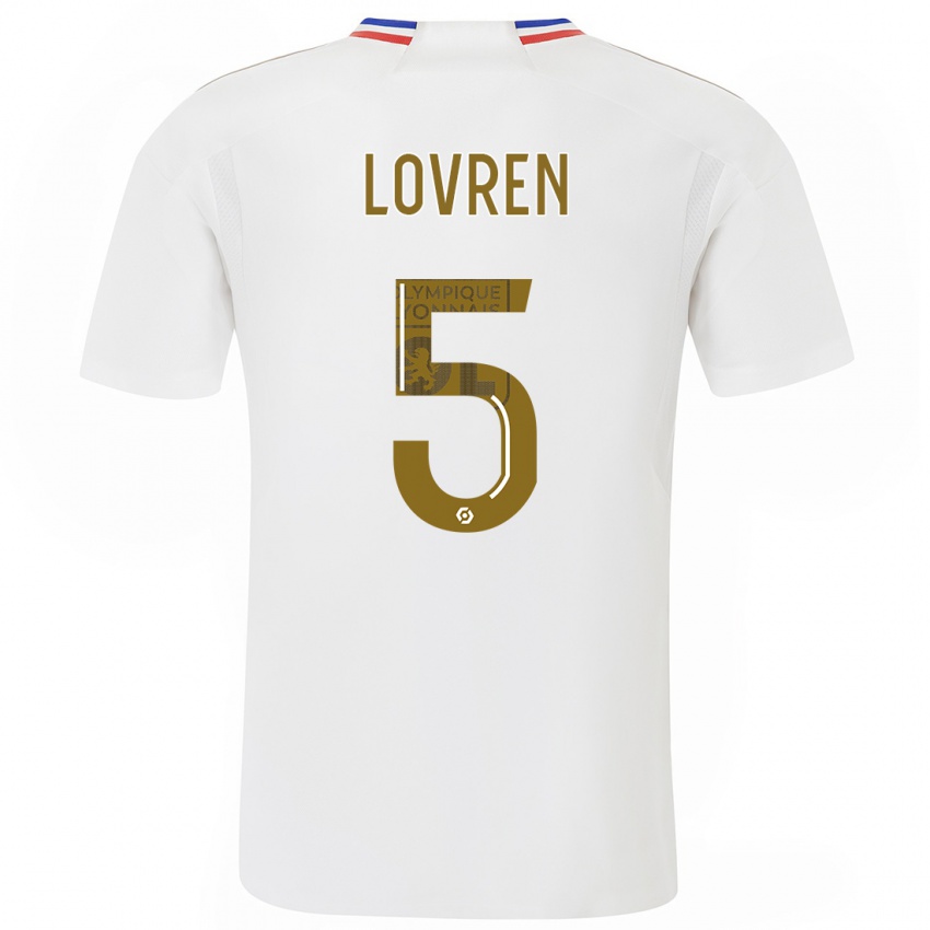 Kinder Dejan Lovren #5 Weiß Heimtrikot Trikot 2023/24 T-Shirt