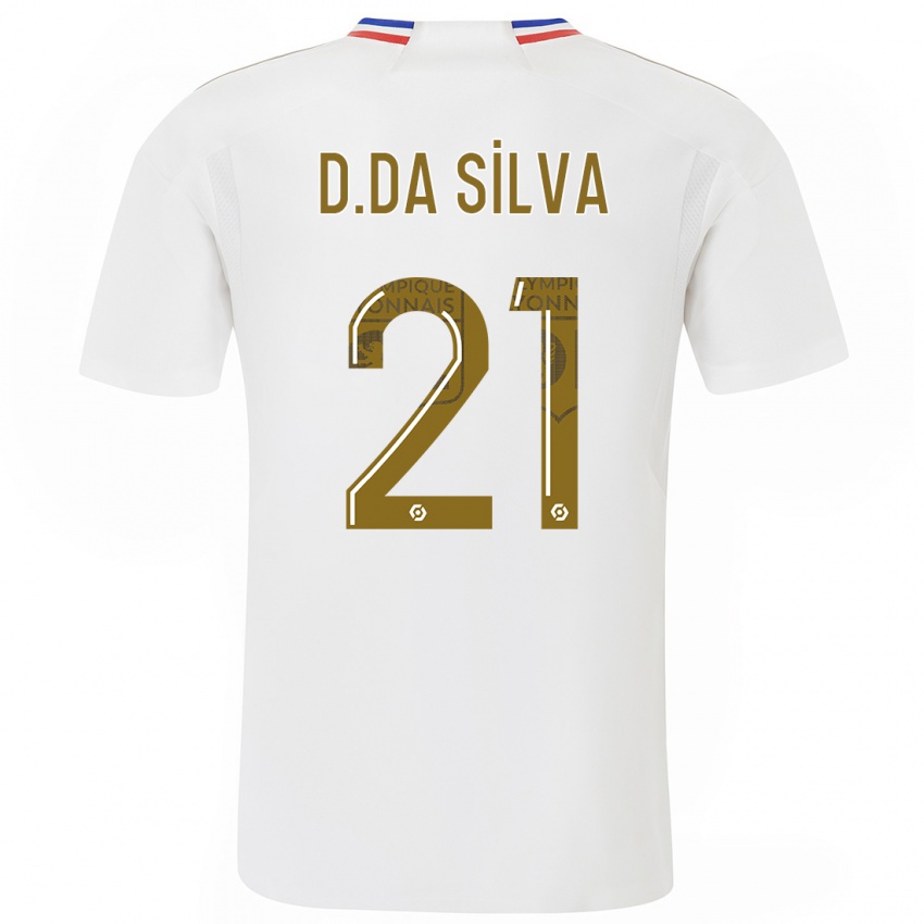 Kinder Damien Da Silva #21 Weiß Heimtrikot Trikot 2023/24 T-Shirt