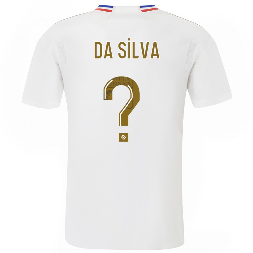 Kinder Florent Da Silva #0 Weiß Heimtrikot Trikot 2023/24 T-Shirt