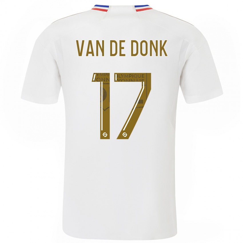 Kinder Danielle Van De Donk #17 Weiß Heimtrikot Trikot 2023/24 T-Shirt