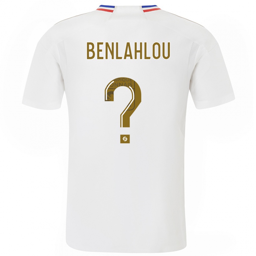 Kinder Daryll Benlahlou #0 Weiß Heimtrikot Trikot 2023/24 T-Shirt