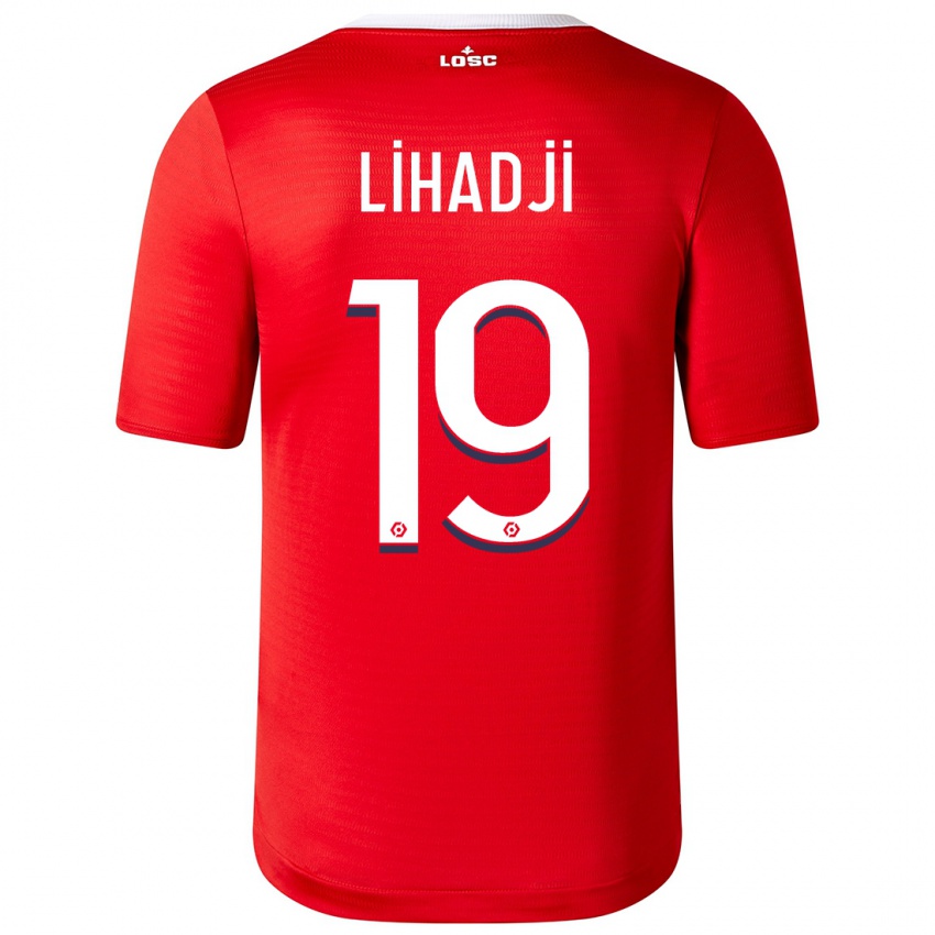 Kinder Isaac Lihadji #19 Rot Heimtrikot Trikot 2023/24 T-Shirt