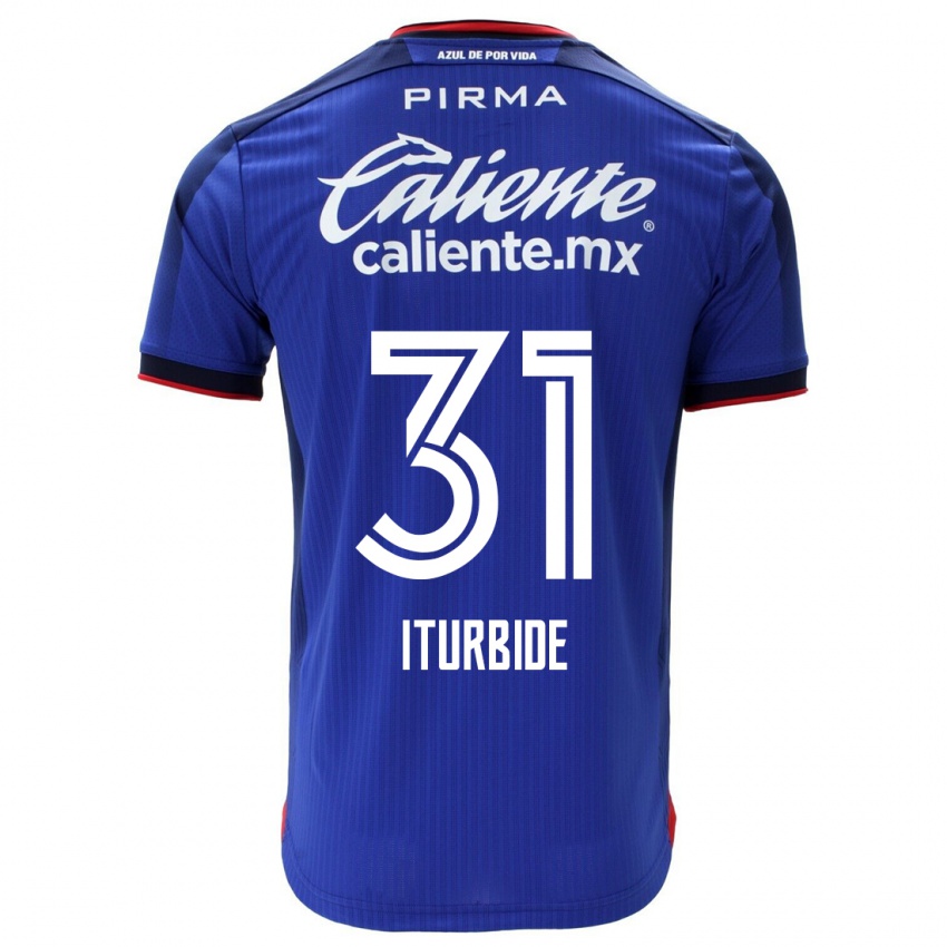 Kinder Luis Iturbide #31 Blau Heimtrikot Trikot 2023/24 T-Shirt