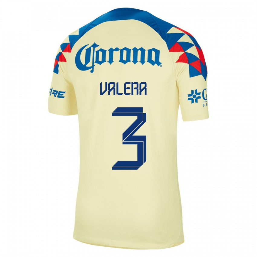 Kinder Selene Valera #3 Gelb Heimtrikot Trikot 2023/24 T-Shirt