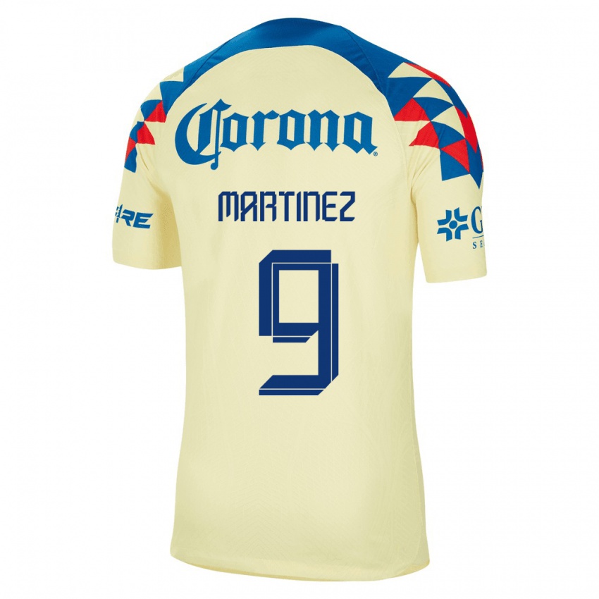 Kinder Katty Martinez #9 Gelb Heimtrikot Trikot 2023/24 T-Shirt