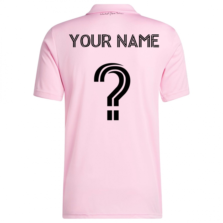 Kinder Ihren Namen #0 Rosa Heimtrikot Trikot 2023/24 T-Shirt