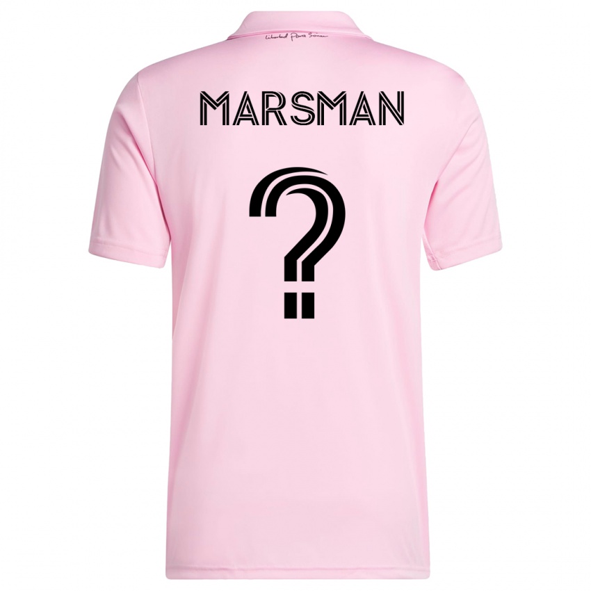 Kinder Nick Marsman #0 Rosa Heimtrikot Trikot 2023/24 T-Shirt