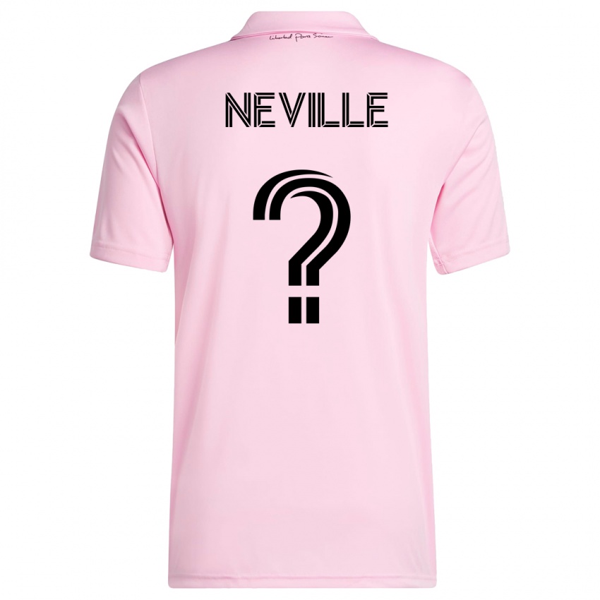 Kinder Harvey Neville #0 Rosa Heimtrikot Trikot 2023/24 T-Shirt