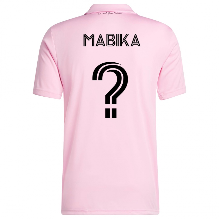 Kinder Aimé Mabika #0 Rosa Heimtrikot Trikot 2023/24 T-Shirt