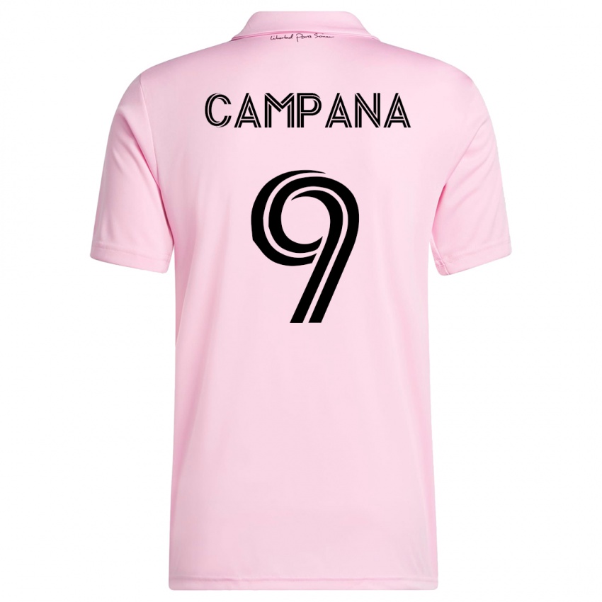 Kinder Leonardo Campana #9 Rosa Heimtrikot Trikot 2023/24 T-Shirt