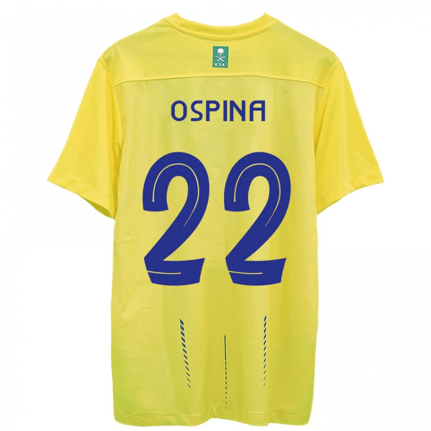 Kinder David Ospina #22 Gelb Heimtrikot Trikot 2023/24 T-Shirt