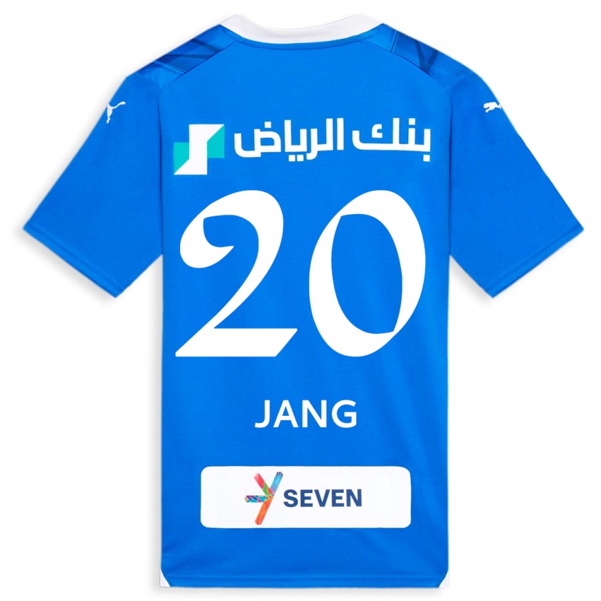 Kinder Hyun-Soo Jang #20 Blau Heimtrikot Trikot 2023/24 T-Shirt