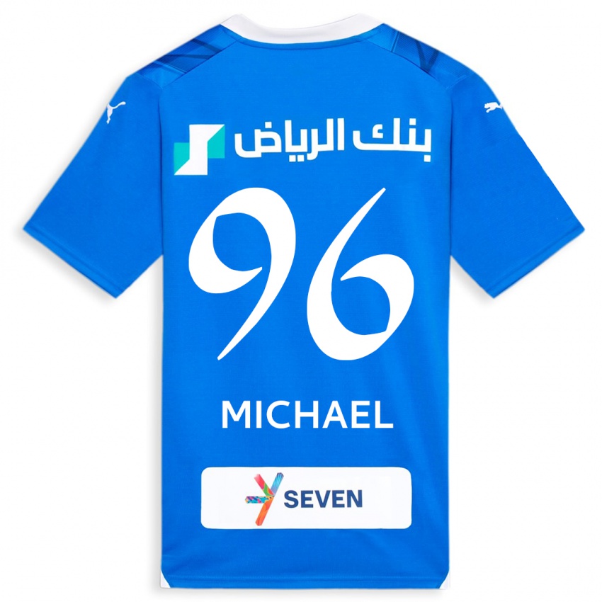Kinder Michael #96 Blau Heimtrikot Trikot 2023/24 T-Shirt