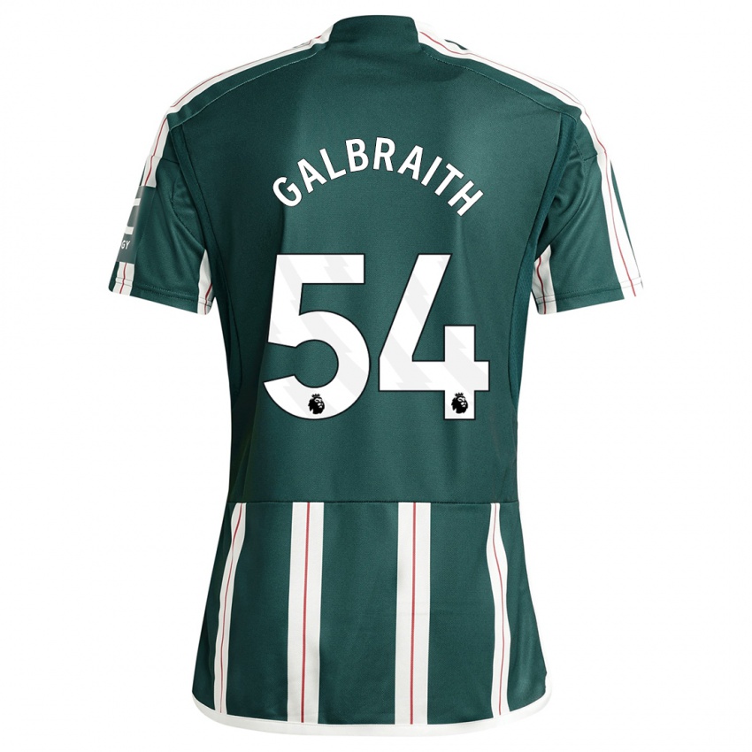 Kinder Ethan Galbraith #54 Dunkelgrün Auswärtstrikot Trikot 2023/24 T-Shirt