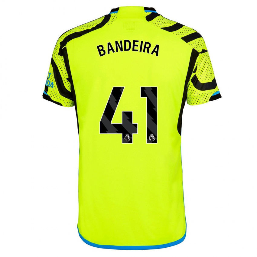 Kinder Mauro Bandeira #41 Gelb Auswärtstrikot Trikot 2023/24 T-Shirt