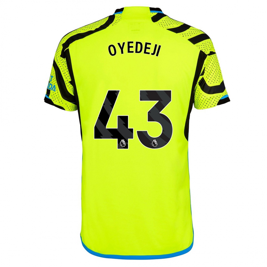 Kinder Nathan Butler Oyedeji #43 Gelb Auswärtstrikot Trikot 2023/24 T-Shirt