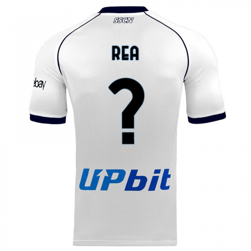 Kinder Roberto Rea #0 Weiß Auswärtstrikot Trikot 2023/24 T-Shirt