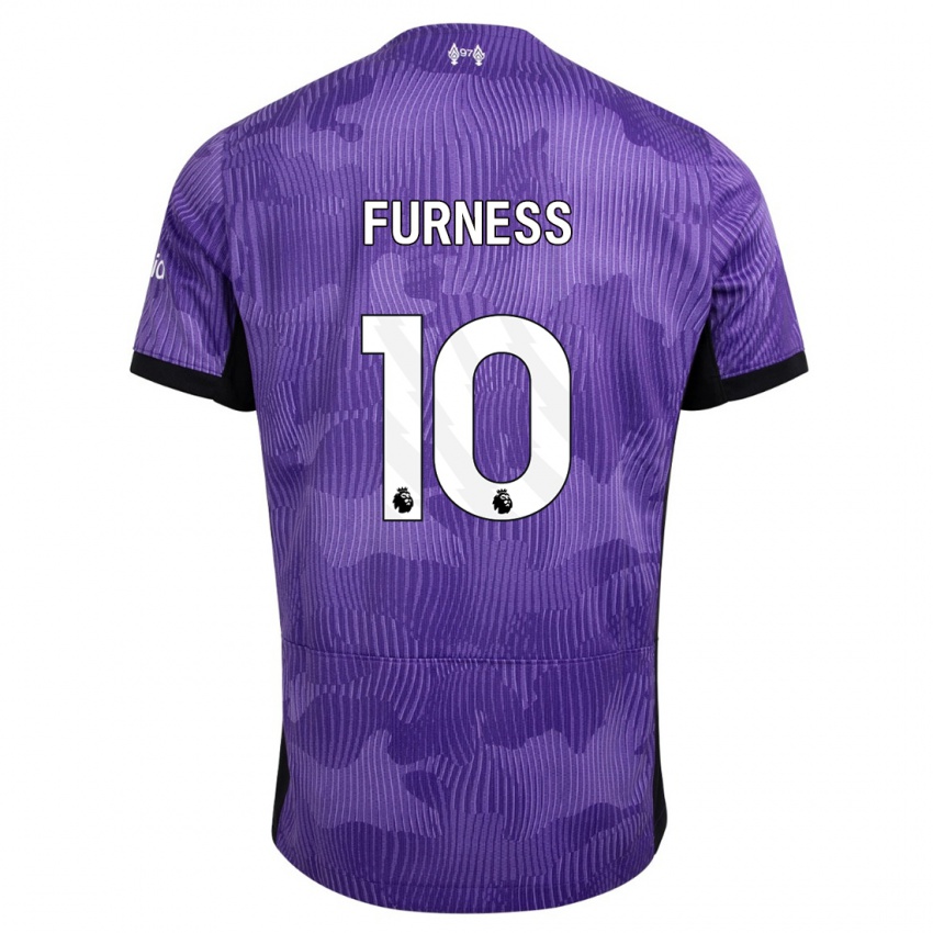 Kinder Rachel Furness #10 Lila Ausweichtrikot Trikot 2023/24 T-Shirt