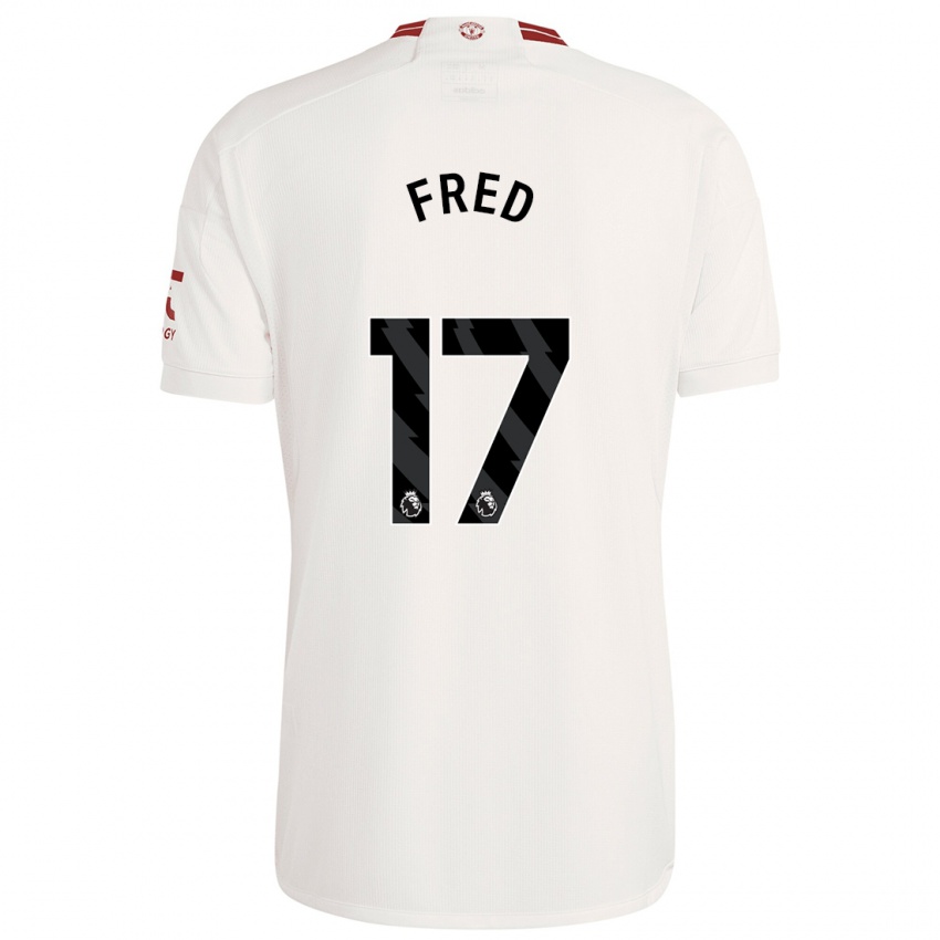 Kinder Fred #17 Weiß Ausweichtrikot Trikot 2023/24 T-Shirt