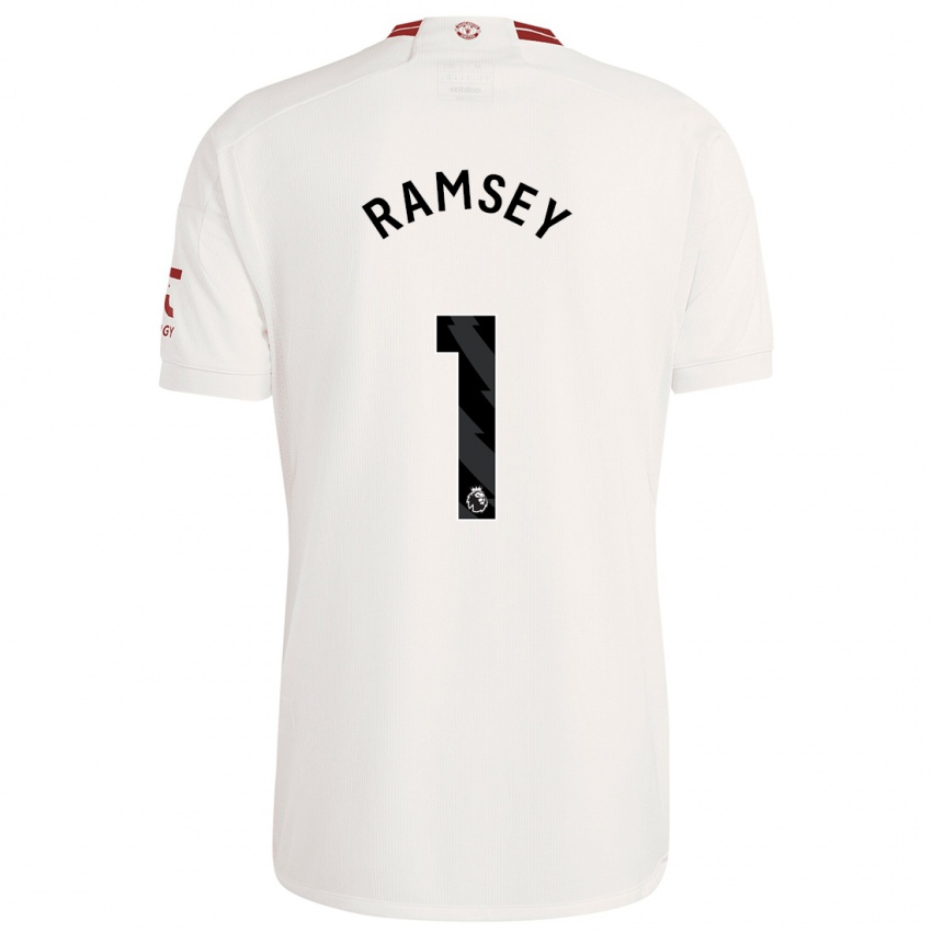 Kinder Emily Ramsey #1 Weiß Ausweichtrikot Trikot 2023/24 T-Shirt