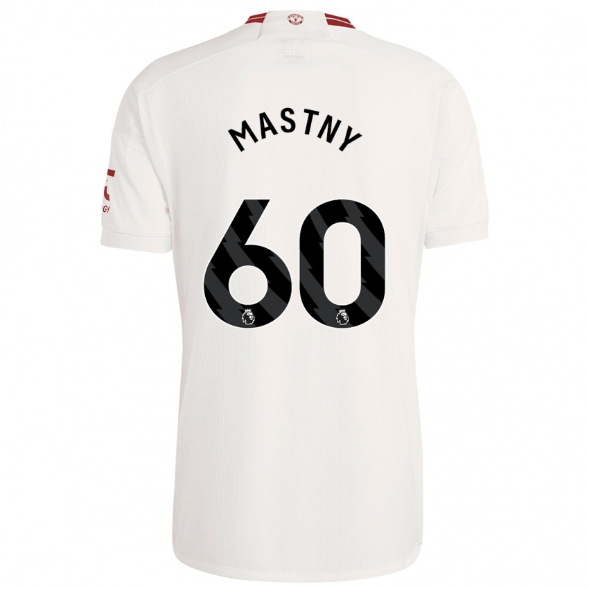 Kinder Ondrej Mastny #60 Weiß Ausweichtrikot Trikot 2023/24 T-Shirt