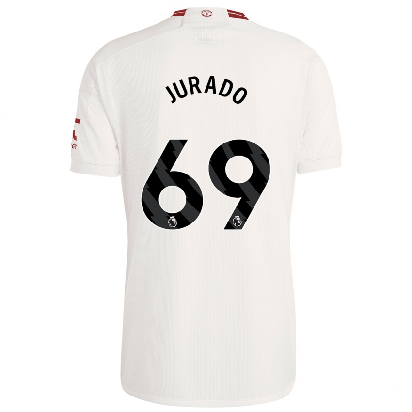 Kinder Marc Jurado #69 Weiß Ausweichtrikot Trikot 2023/24 T-Shirt