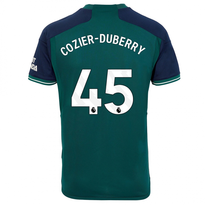 Kinder Amario Cozier-Duberry #45 Grün Ausweichtrikot Trikot 2023/24 T-Shirt