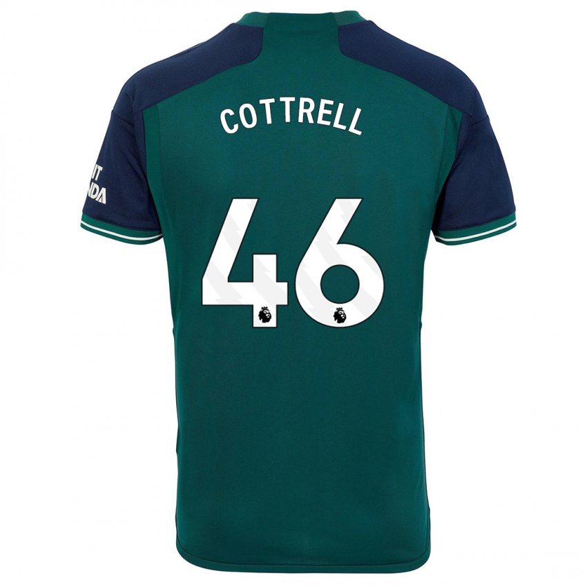 Kinder Ben Cottrell #46 Grün Ausweichtrikot Trikot 2023/24 T-Shirt