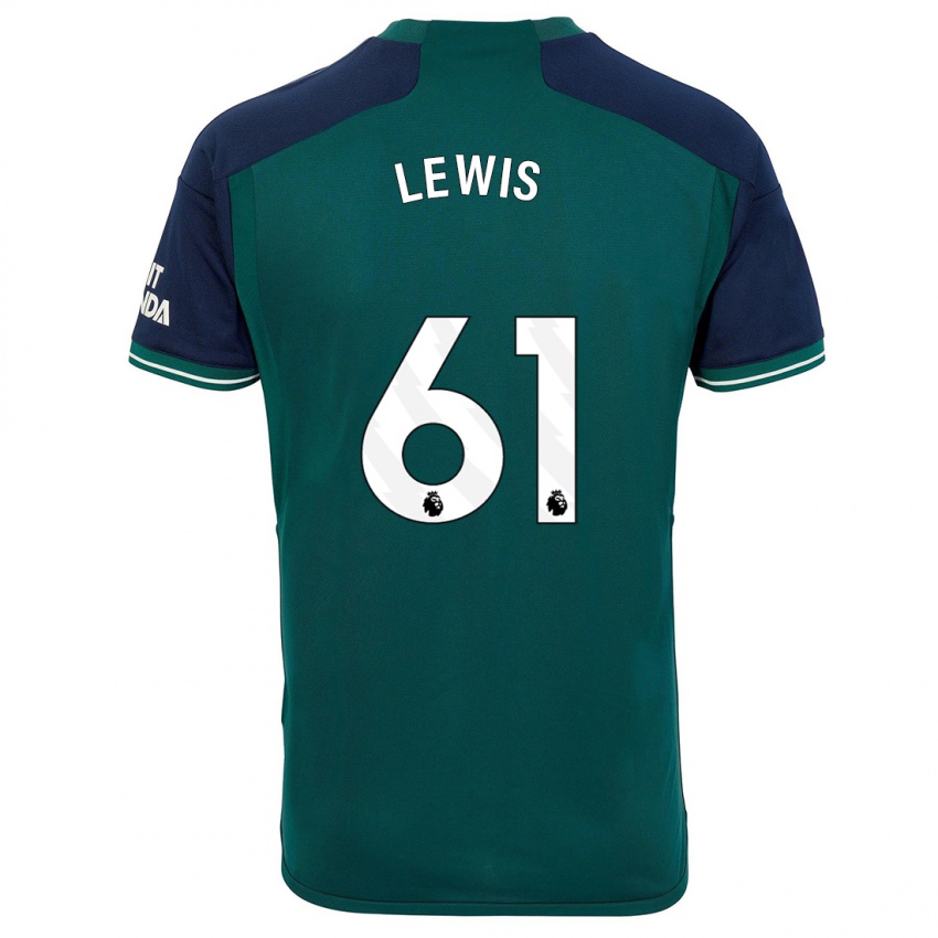 Kinder George Lewis #61 Grün Ausweichtrikot Trikot 2023/24 T-Shirt