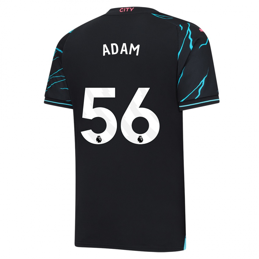 Kinder Josh Adam #56 Dunkelblau Ausweichtrikot Trikot 2023/24 T-Shirt