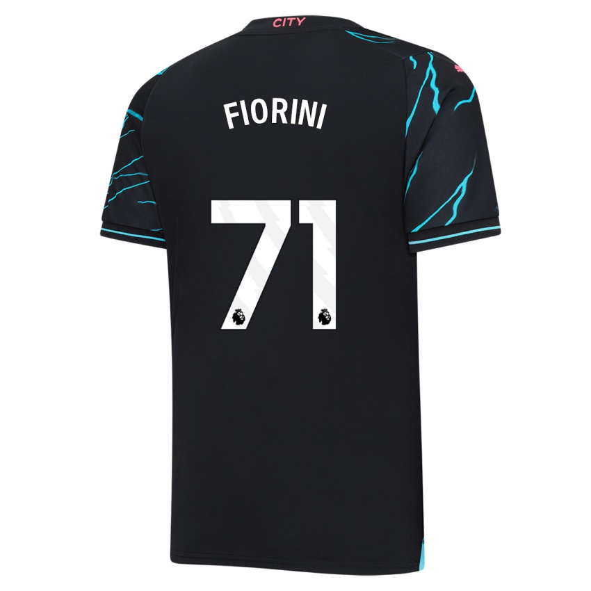 Kinder Lewis Fiorini #71 Dunkelblau Ausweichtrikot Trikot 2023/24 T-Shirt