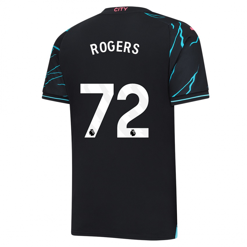 Kinder Morgan Rogers #72 Dunkelblau Ausweichtrikot Trikot 2023/24 T-Shirt