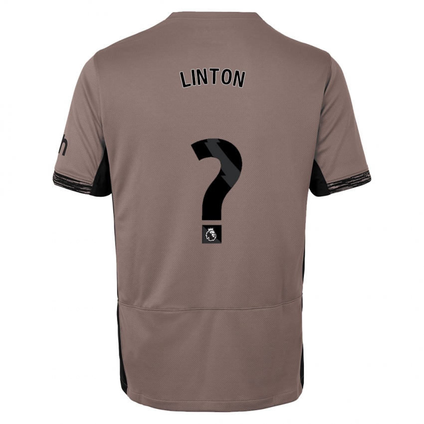 Kinder Jahziah Linton #0 Dunkelbeige Ausweichtrikot Trikot 2023/24 T-Shirt