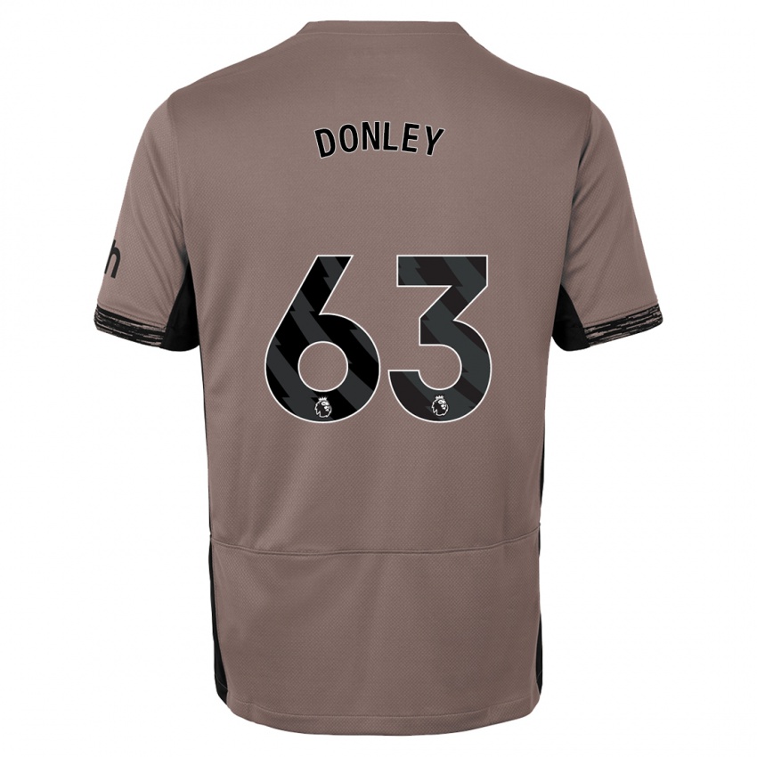 Kinder Jamie Donley #63 Dunkelbeige Ausweichtrikot Trikot 2023/24 T-Shirt