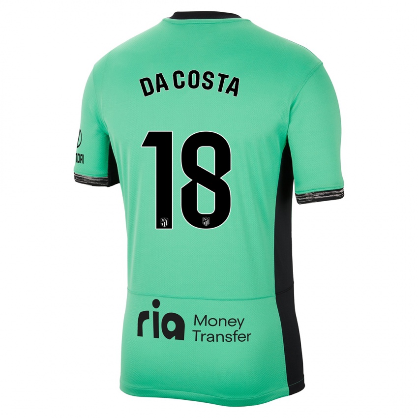 Kinder Mario Da Costa #18 Frühlingsgrün Ausweichtrikot Trikot 2023/24 T-Shirt