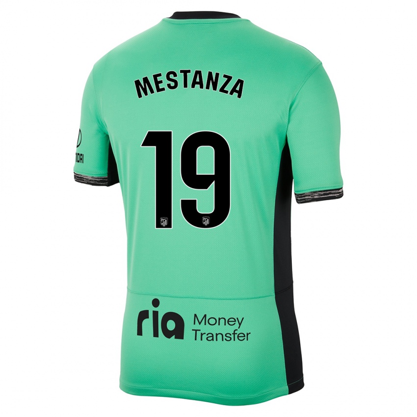 Kinder Alejandro Mestanza #19 Frühlingsgrün Ausweichtrikot Trikot 2023/24 T-Shirt