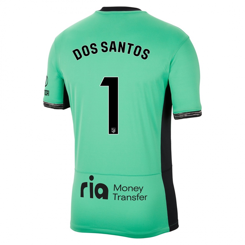 Kinder Alex Dos Santos #1 Frühlingsgrün Ausweichtrikot Trikot 2023/24 T-Shirt