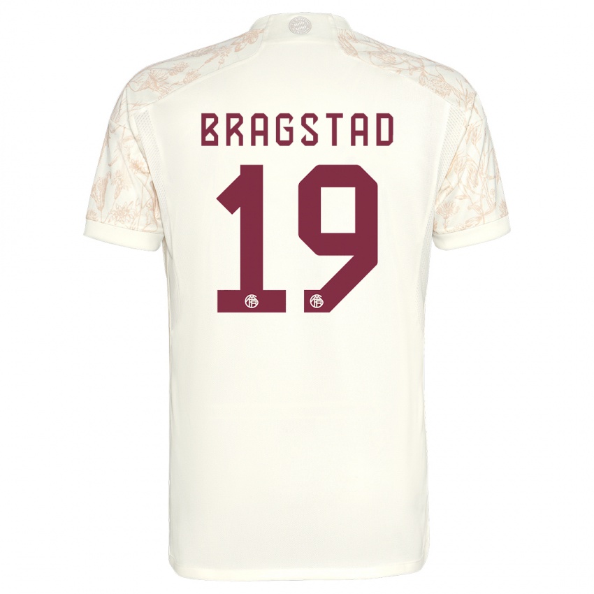 Kinder Emilie Bragstad #19 Cremefarben Ausweichtrikot Trikot 2023/24 T-Shirt