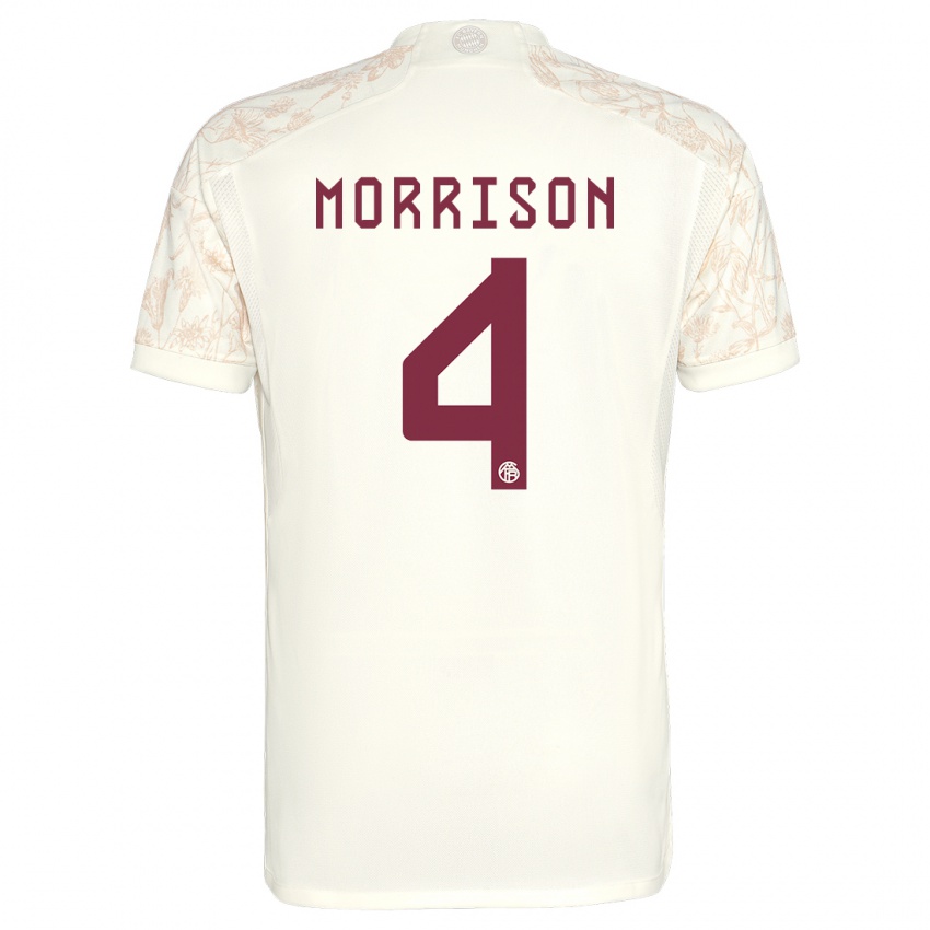 Kinder Liam Morrison #4 Cremefarben Ausweichtrikot Trikot 2023/24 T-Shirt