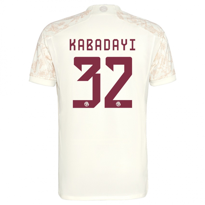 Kinder Yusuf Kabadayi #32 Cremefarben Ausweichtrikot Trikot 2023/24 T-Shirt