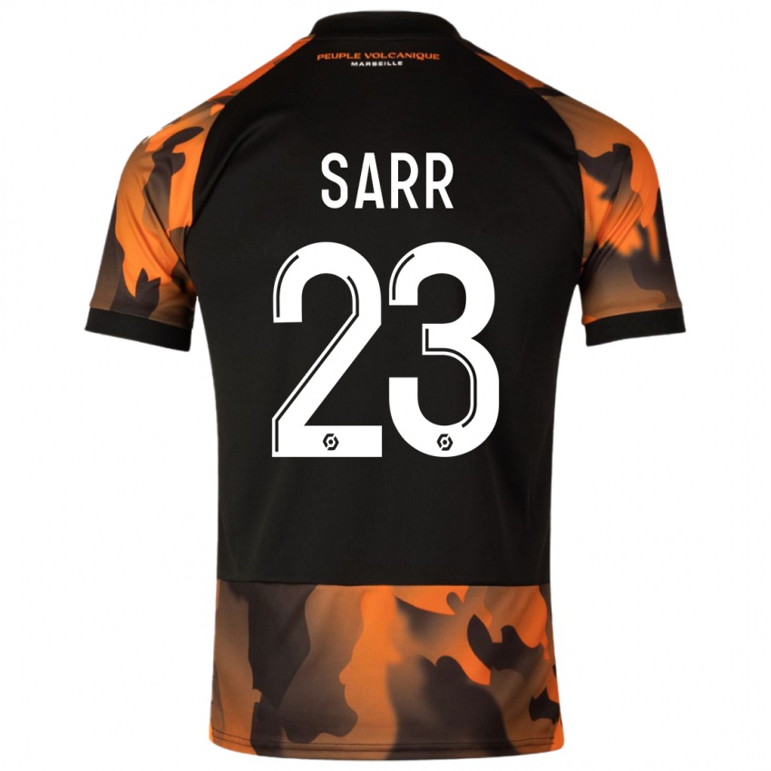 Kinder Ismaïla Sarr #23 Schwarzorange Ausweichtrikot Trikot 2023/24 T-Shirt