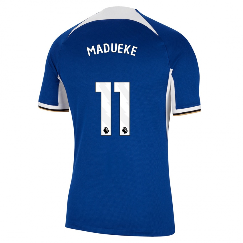 Herren Noni Madueke #11 Blau Heimtrikot Trikot 2023/24 T-Shirt