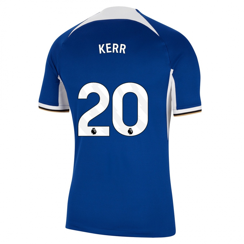 Herren Sam Kerr #20 Blau Heimtrikot Trikot 2023/24 T-Shirt