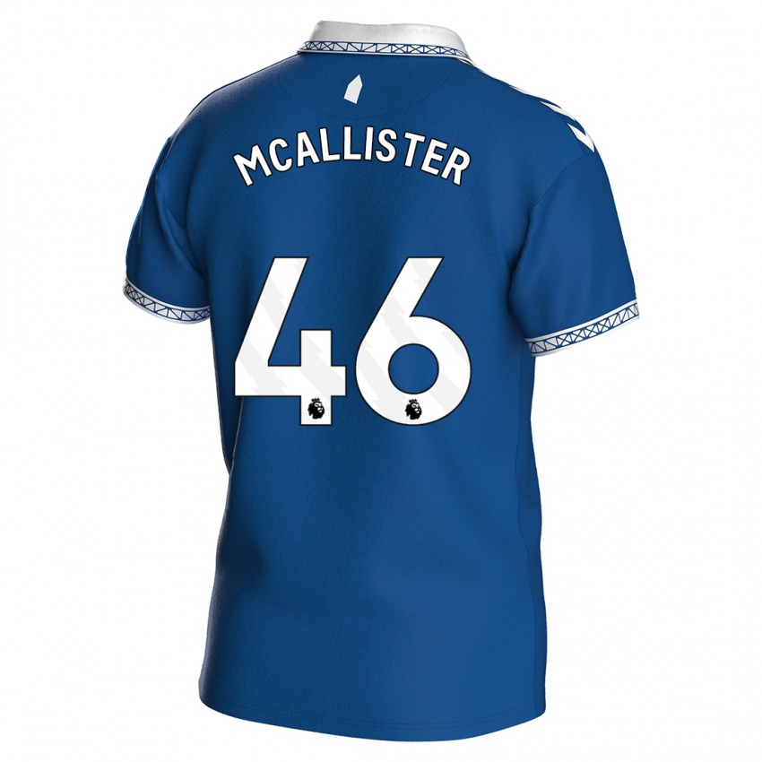 Herren Sean Mcallister #46 Königsblau Heimtrikot Trikot 2023/24 T-Shirt