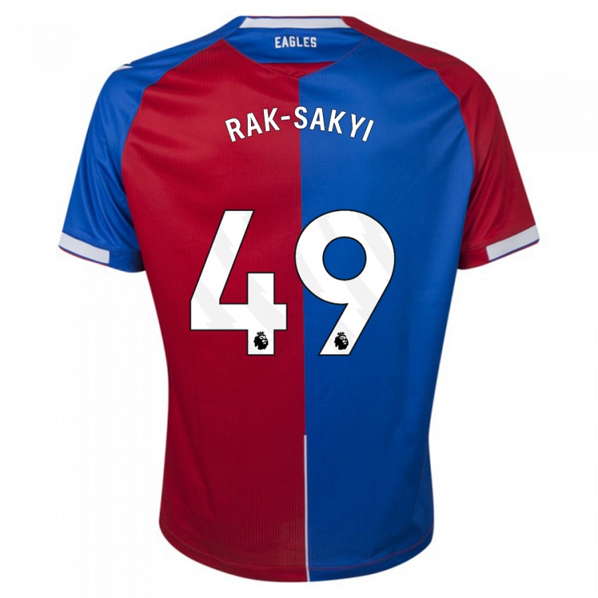 Herren Jesurun Rak-Sakyi #49 Rot Blau Heimtrikot Trikot 2023/24 T-Shirt