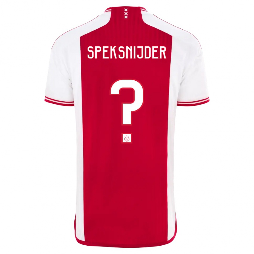 Herren Rico Speksnijder #0 Rot-Weiss Heimtrikot Trikot 2023/24 T-Shirt