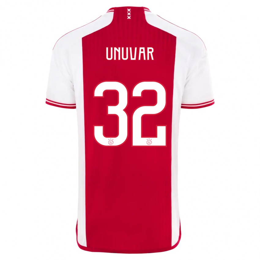 Herren Naci Unuvar #32 Rot-Weiss Heimtrikot Trikot 2023/24 T-Shirt