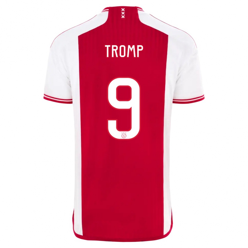 Herren Nikita Tromp #9 Rot-Weiss Heimtrikot Trikot 2023/24 T-Shirt