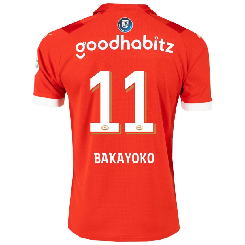 Herren Johan Bakayoko #11 Rot Heimtrikot Trikot 2023/24 T-Shirt